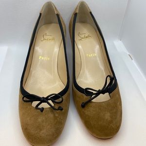 Vintage Suede Christian Louboutin Heels